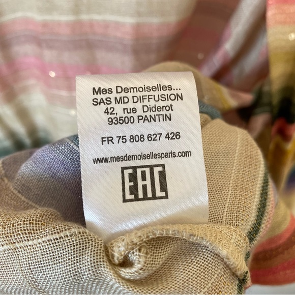 Mes Demoiselles Striped Cancun Kimono Coverup - Picture 11 of 16